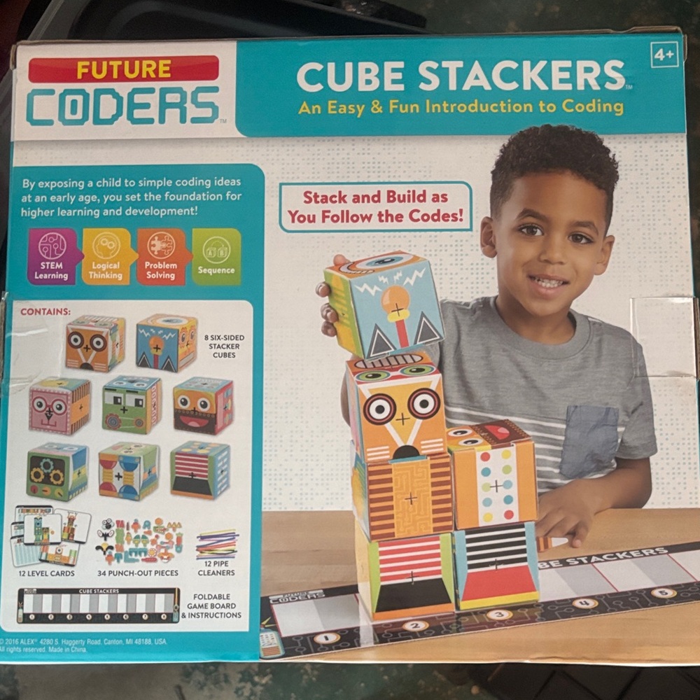 Cube Stackers - Multicolor Coding Toy